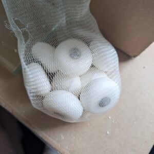 Pack of White Skateboard Wheels